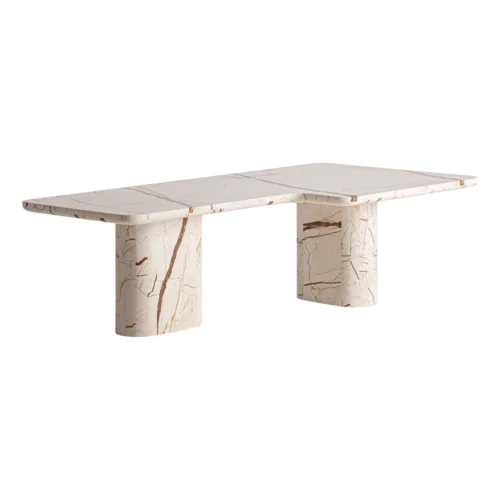 Mesa de centro de mármol