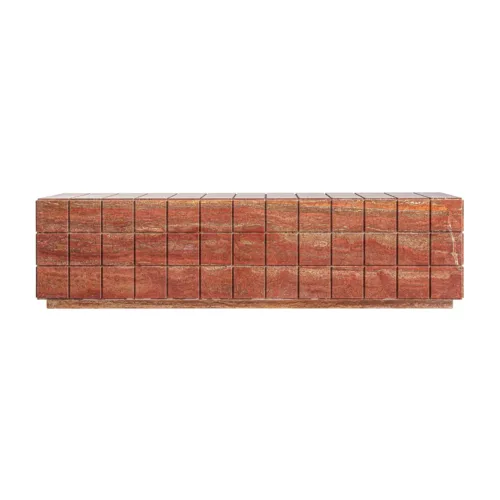 Mesa de centro de travertino