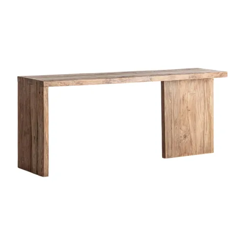 Consola Bergle de teca reciclada